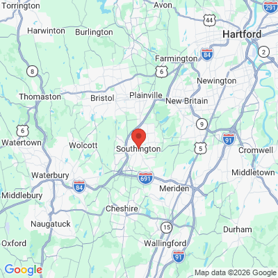 Map to  office in Southington, CT