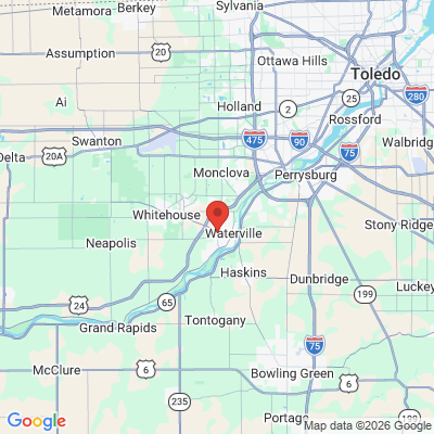 Map to  office in Waterville, OH