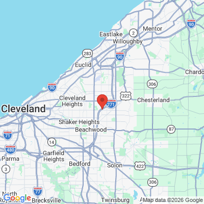 Map to  office in Cleveland, OH