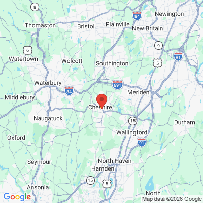 Map to  office in Cheshire, CT