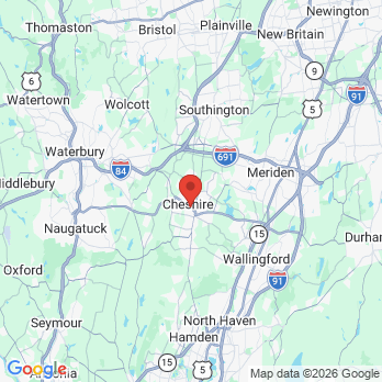 Map to New Leaf Family Dental office in Cheshire, CT