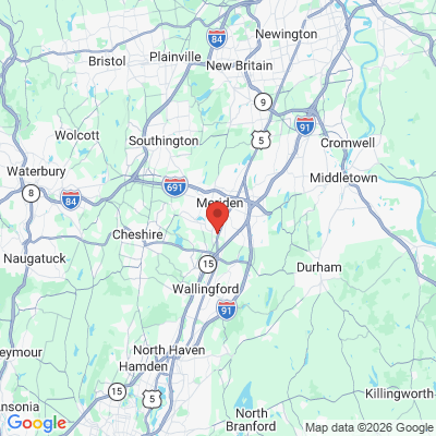 Map to  office in Meriden, CT