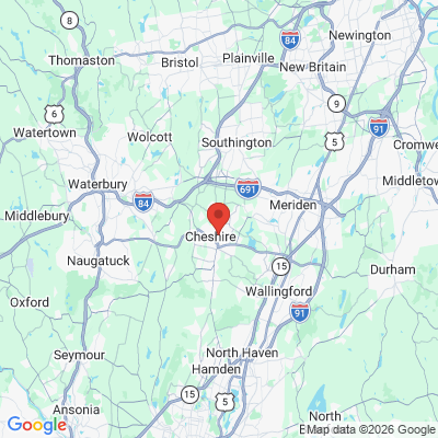 Map to  office in Cheshire, CT