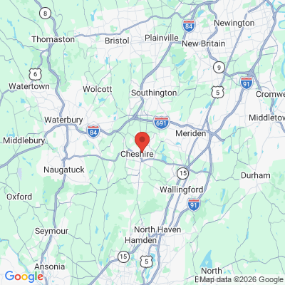 Map to  office in Cheshire, CT