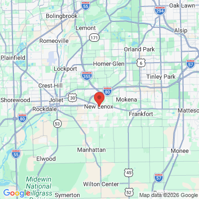 Map to  office in New Lenox, IL