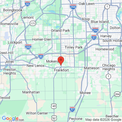 Map to  office in Frankfort, IL