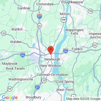 Map to Smile Works Dental office in Newburgh, NY
