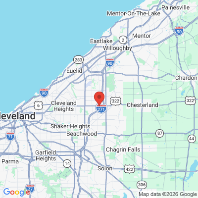 Map to  office in Mayfield Heights, OH