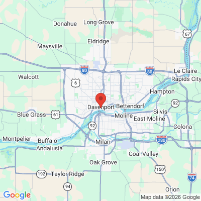 Map to  office in Community Health Care Inc