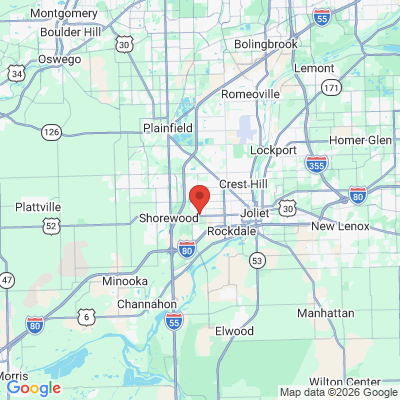 Map to  office in Joliet, IL