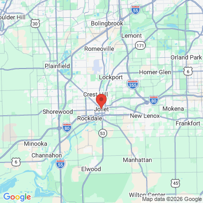 Map to  office in Joliet, IL