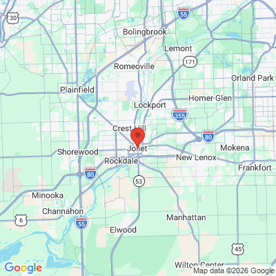 Map to  office in Joliet, IL