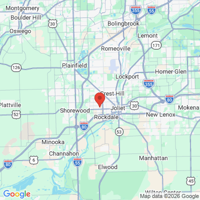 Map to  office in Joliet, IL