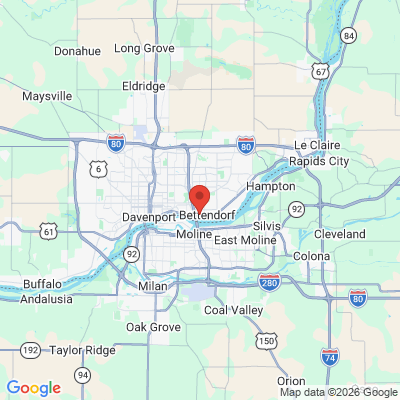 Map to  office in Bettendorf, IA
