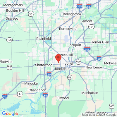 Map to  office in Joliet, IL