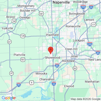Map to  office in Shorewood, IL