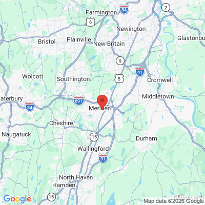 Map to  office in Meriden, CT