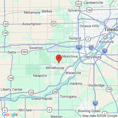 Map to  office in Whitehouse, OH