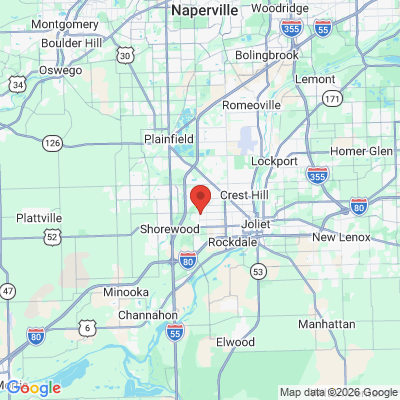 Map to  office in Joliet, IL