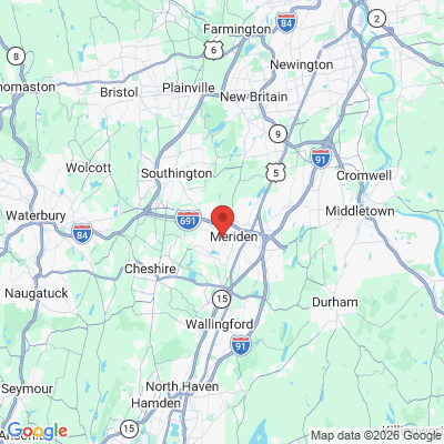 Map to  office in Meriden, CT