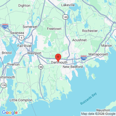 Map to  office in North Dartmouth, MA