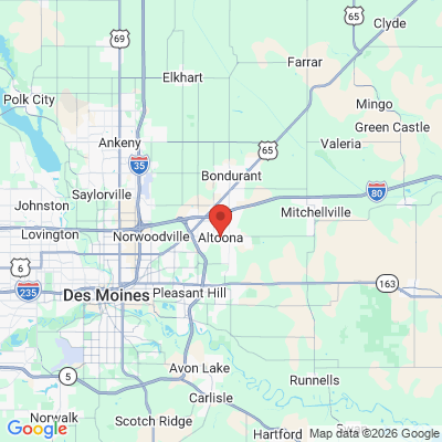 Map to  office in Altoona, IA