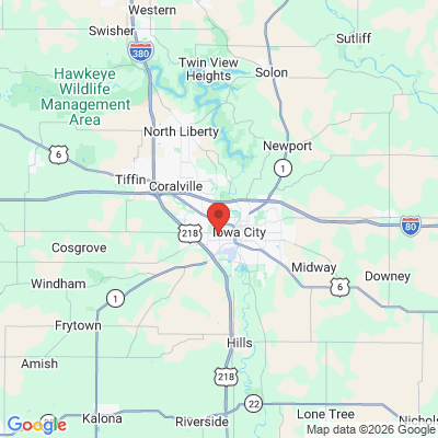 Map to  office in Iowa City, IA