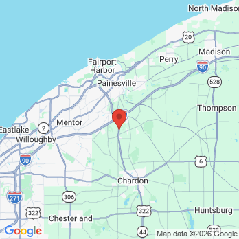 Map to Little Mountain Dental office in Concord Township, OH
