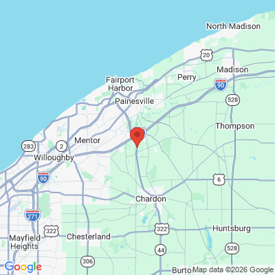 Map to  office in Concord Township, OH