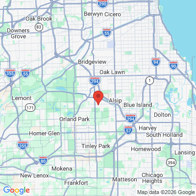 Map to  office in Palos Heights, IL
