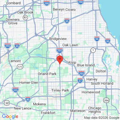 Map to  office in Palos Heights, IL