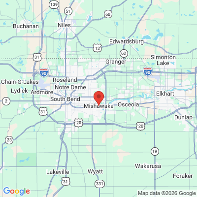 Map to  office in Mishawaka, IN