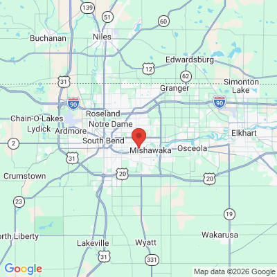 Map to  office in Mishawaka, IN