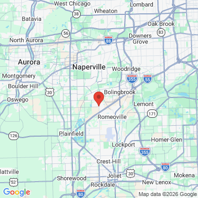 Map to  office in Bolingbrook, IL