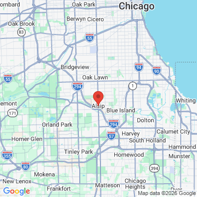 Map to  office in Alsip, IL