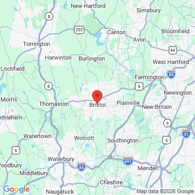 Map to  office in Bristol, CT