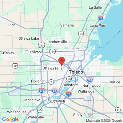 Map to  office in Toledo, OH