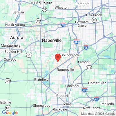 Map to  office in Bolingbrook, IL