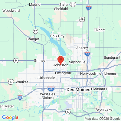 Map to  office in Johnston, IA