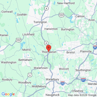 Map to  office in Thomaston, CT