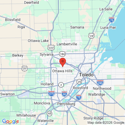 Map to  office in Toledo, OH