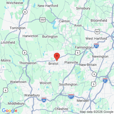 Map to  office in Bristol, CT