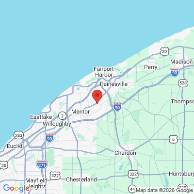 Map to  office in Mentor, OH
