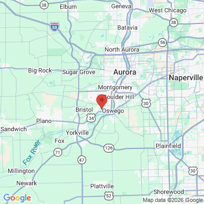 Map to  office in Oswego, IL