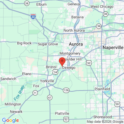 Map to  office in Oswego, IL
