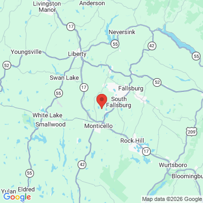 Map to  office in Monticello, NY