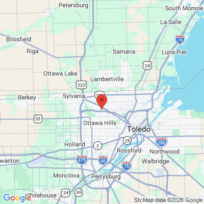 Map to  office in Toledo, OH