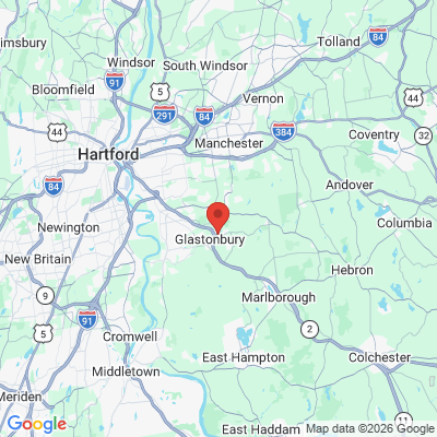Map to  office in East Glastonbury, CT