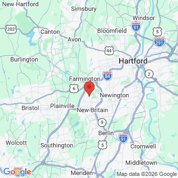 Map to Nancy Kelly Treiber D.M.D. office in New Britain, CT