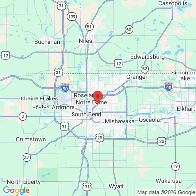 Map to  office in South Bend, IN